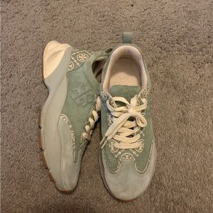 Tory Burch Women's Pastel Green Sneakers